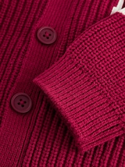 Red Varsity Character Cardigan (3mths-7yrs) - Image 11 of 11