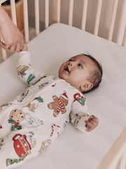 Multi Baby Christmas Character Sleepsuit (0mths-3yrs) - Image 1 of 11