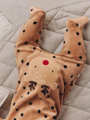 Braun, Rentier - Baby Christmas Dress Up Sleepsuit (0mths-2yrs) - Bild 16 von 18