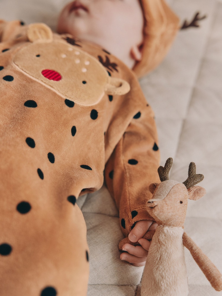 Tutina Neonato Natale: Morbidissima Con Renna, Regalo Perfetto!