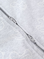 Grey Baby Two Way Zip Sleepsuits 3 Pack (0-2yrs) - Image 11 of 13