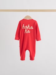 Rot - Baby Christmas Sleepsuits 3 Pack (0mths-3yrs) - Bild 7 von 18