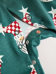 Green Santa Baby Christmas Family Sleepsuit (0mths-3yrs) - Image 12 of 12