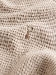 Neutral With Stag Cotton Crew Neck Knitted Jumper (3-16yrs) - Image 3 of 4