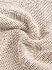 Neutral Utility Zip Neck Knitted Jumper (3-16yrs) - Image 7 of 8