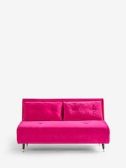 Rockett St George Luxe Needlecord Velvet Harrys Pink Mabel Large 2 Seater Sofabed - Image 6 of 9