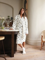 Monochrome Bows Supersoft Dressing Gown - Image 1 of 7