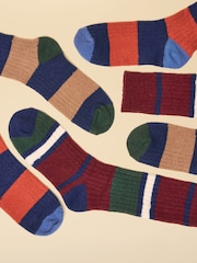 Joules Gibson Multi Cosy Socks 3 Pack - Image 2 of 3