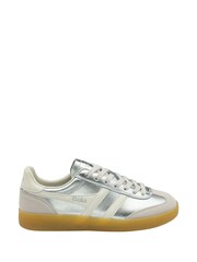 Gola Silver Off White Gum Womens Viper Trainers - Image 1 of 4