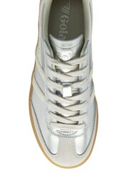 Gola Silver Off White Gum Womens Viper Trainers - Image 4 of 4