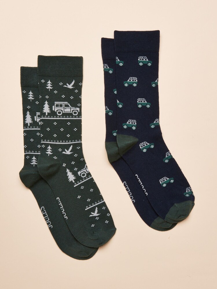 Creme - Joules – Kingsbury – Socken, 2er-Pack - Bild 1 von 3