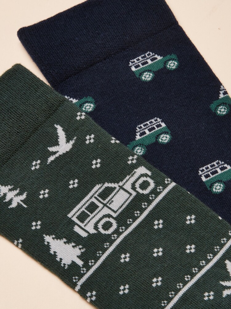 Creme - Joules – Kingsbury – Socken, 2er-Pack - Bild 2 von 3