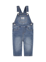 Levi's® Blue Baby Logo Denim Dungarees - Image 1 of 5