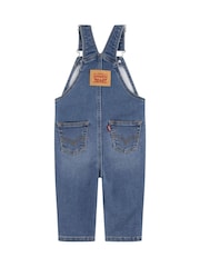 Levi's® Blue Baby Logo Denim Dungarees - Image 2 of 5