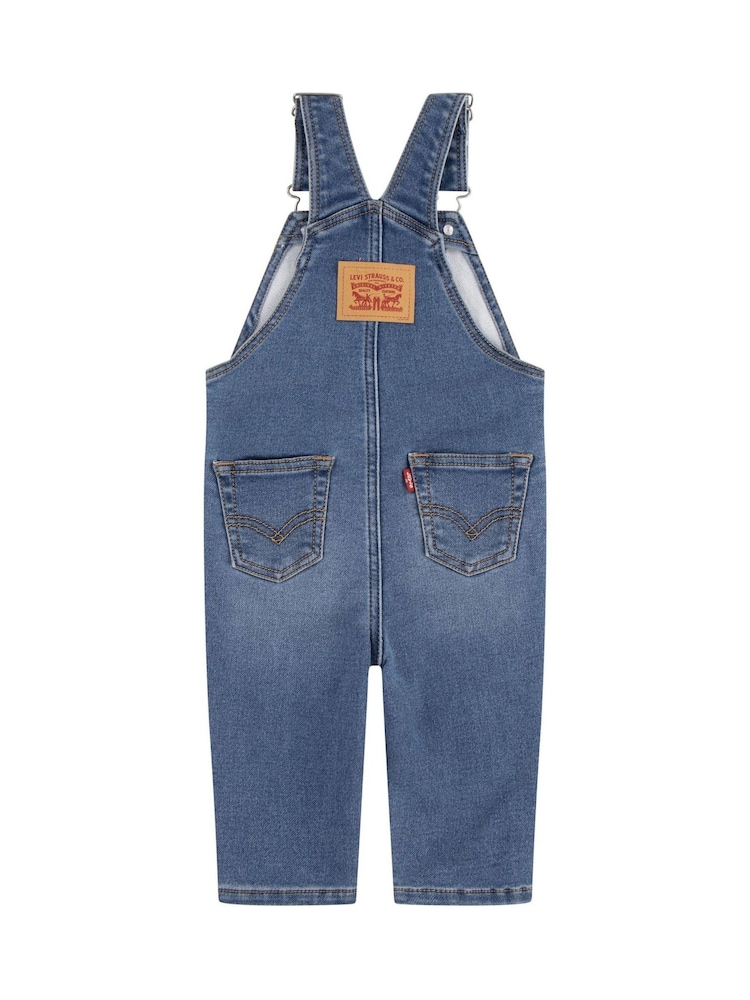 Levi's® Blue Baby Logo Denim Dungarees - Image 2 of 5