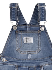 Levi's® Blue Baby Logo Denim Dungarees - Image 4 of 5