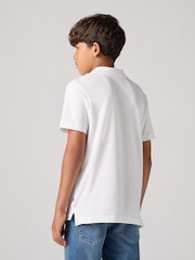 Levi's® White Batwing Logo 100% Cotton Polo Shirt - Image 2 of 7