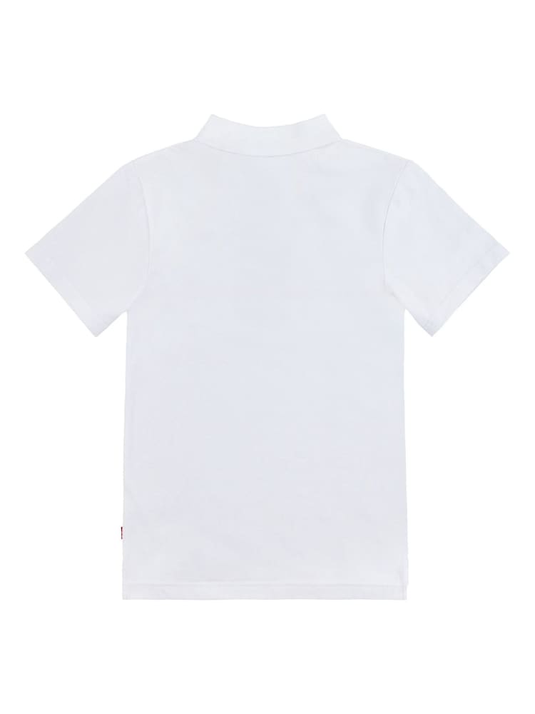 Levi's® White Batwing Logo 100% Cotton Polo Shirt - Image 5 of 7
