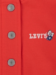 Levi's® Red Bomber Jacket T-Shirt and Wide Leg Jeans Set - Image 9 of 9