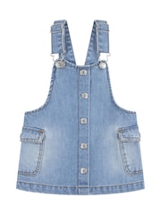 Levi's® Cargo Pocket Denim Dungaree Pinafore Dress - Imagen 1 de 5