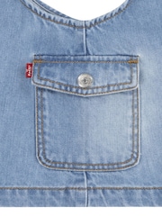 Levi's® Cargo Pocket Denim Dungaree Pinafore Dress - Imagen 4 de 5