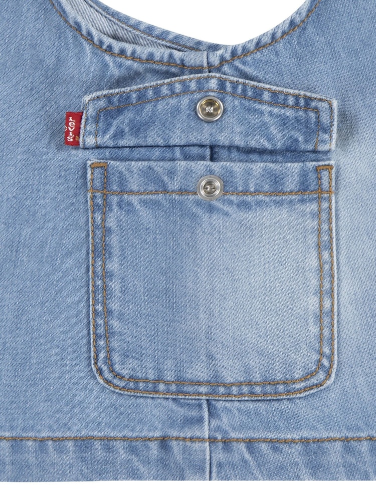 Levi's® Cargo Pocket Denim Dungaree Pinafore Dress - Imagen 5 de 5