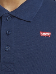 Levi's® Blue Batwing Logo 100% Cotton Polo Shirt - Image 4 of 6