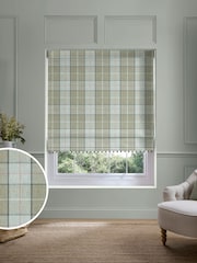 Laura Ashley Green Alfriston Made to Measure Roman Blind - Image 1 of 7