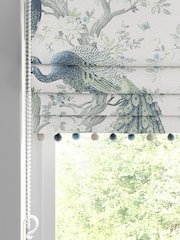 Laura Ashley Blue Belvedere Made to Measure Roman Blind - Image 2 of 7