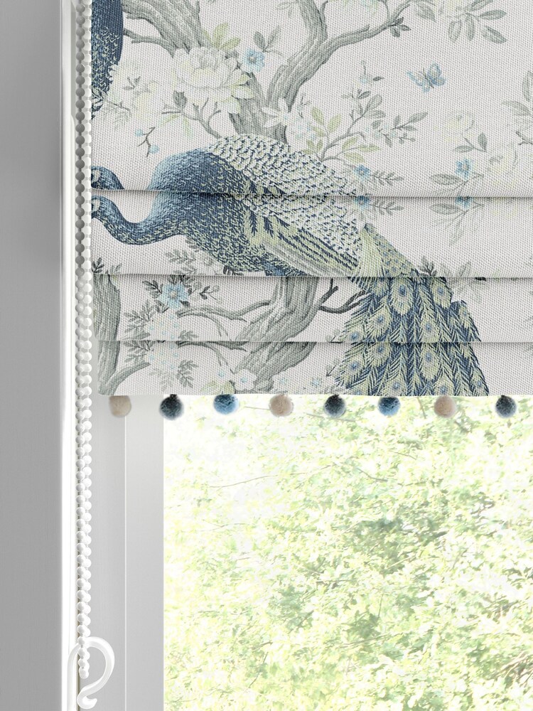 Laura Ashley Blue Belvedere Made to Measure Roman Blind - Image 2 of 7