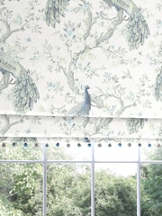 Laura Ashley Blue Belvedere Made to Measure Roman Blind - Image 3 of 7