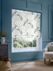 Laura Ashley Blue Belvedere Made to Measure Roman Blind - Image 6 of 7
