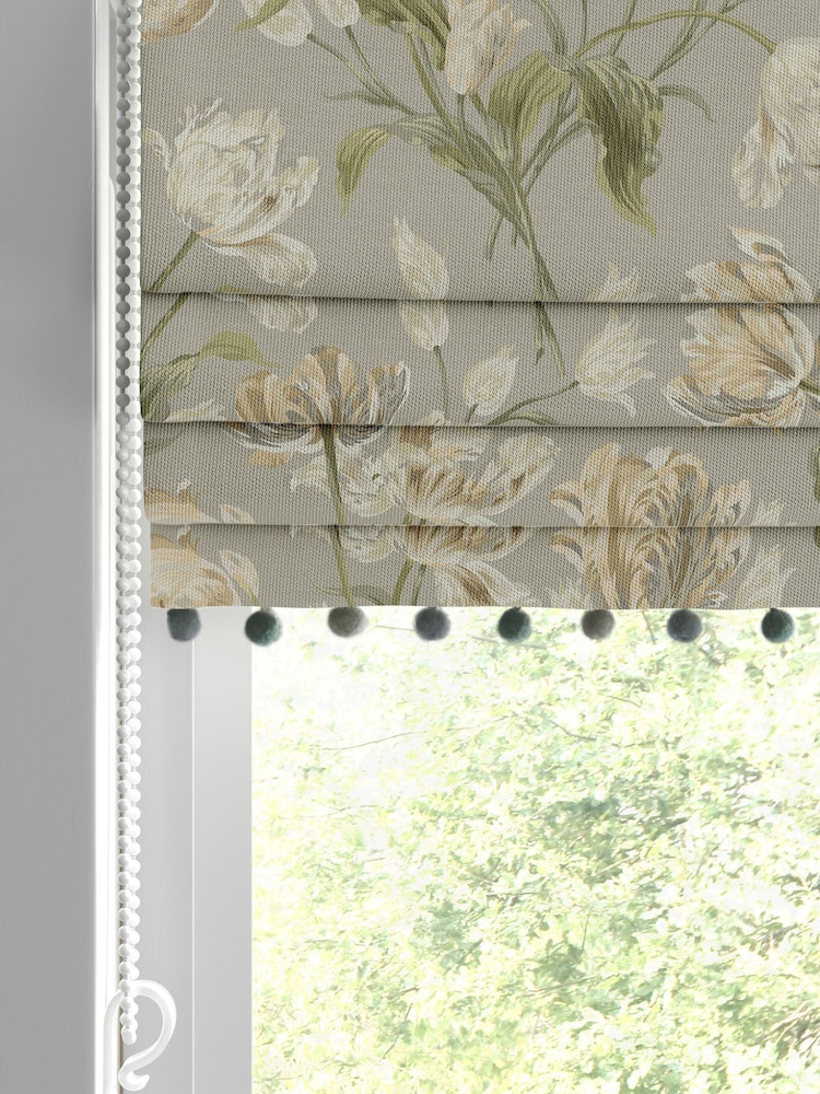 Laura Ashley Green Gosford Made to Measure Roman Blind - Image 2 of 7