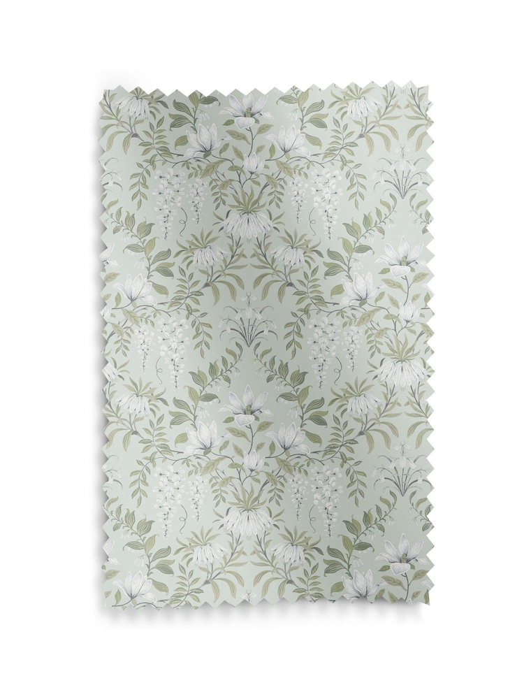 Laura Ashley Green Parterre Made to Measure Door Curtains - Image 10 of 10