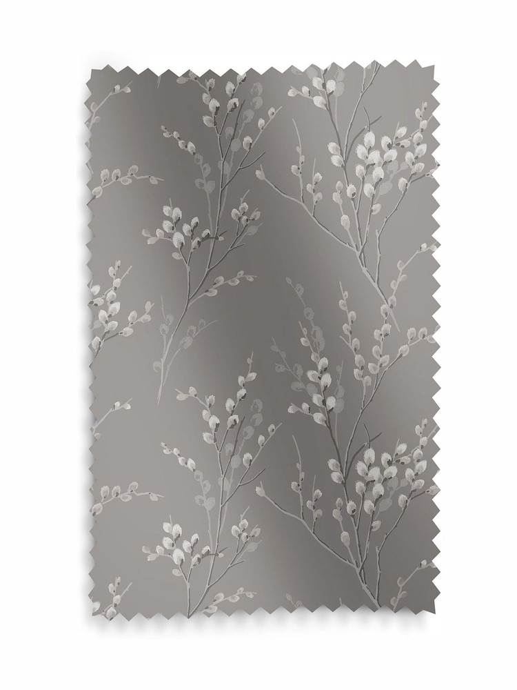 Laura Ashley Grey Pussy Willow Made to Measure Door Curtains - Image 10 of 10