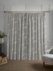 Laura Ashley Grey Pussy Willow Made to Measure Door Curtains - Image 3 of 10