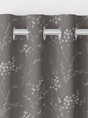 Laura Ashley Grey Pussy Willow Made to Measure Door Curtains - Image 8 of 10