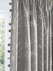 Laura Ashley Grey Pussy Willow Made to Measure Door Curtains - Image 9 of 10