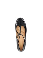 Dune London Black Believable T-Bar Maryjane Low Block Heels - Image 5 of 6