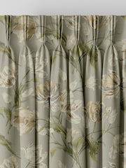 Laura Ashley Green Gosford Made to Measure Door Curtains - Image 6 of 10