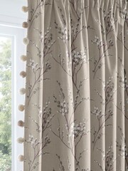 Laura Ashley Natual Pussy Willow Made to Measure Door Curtains - Image 9 of 10