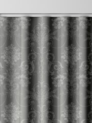 Laura Ashley Grey Josette Made to Measure Door Curtains - Image 8 of 10