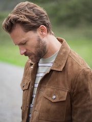Lakeland Leather Brown Suede Milburn Jacket - Image 3 of 7