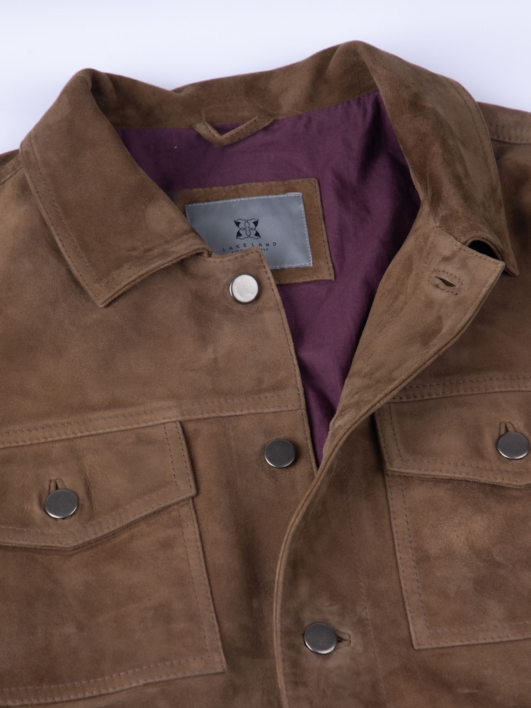 Lakeland Leather Brown Suede Milburn Jacket - Image 7 of 7