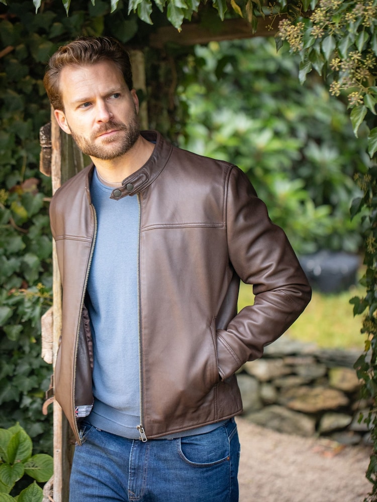 Lakeland Leather Brown Calder Jacket - Image 1 of 5