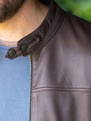 Lakeland Leather Brown Calder Jacket - Image 5 of 5