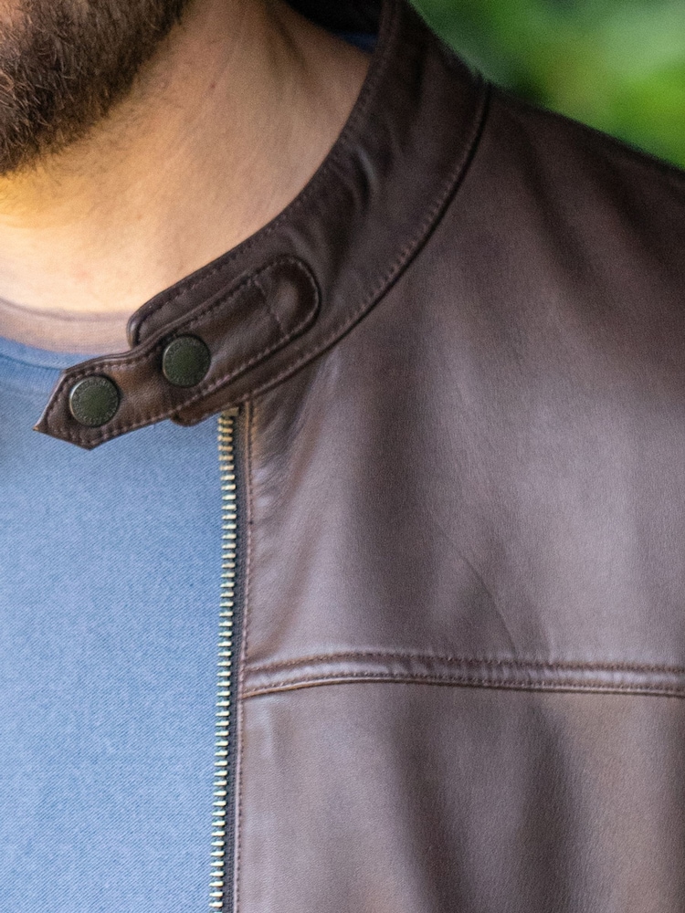 Lakeland Leather Brown Calder Jacket - Image 5 of 5