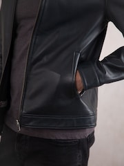 Lakeland Leather Blue Navy Renwick Collared Leather Jacket" - Image 8 of 9