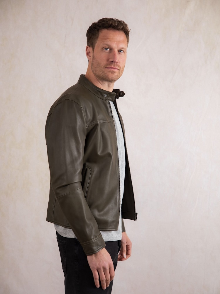 Lakeland Leather Green Calder Jacket - Image 11 of 11