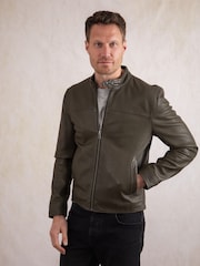Lakeland Leather Green Calder Jacket - Image 7 of 11